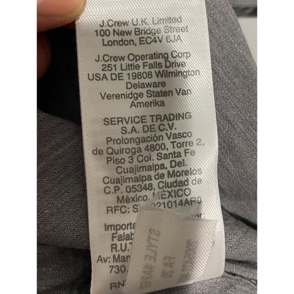 J.Crew Flex Washed Classic Fit Button-Up Shirt Gray M - Picture 7 of 13